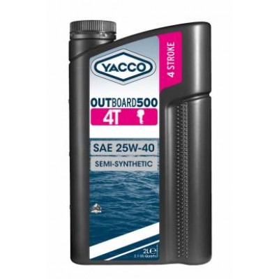 OUTBOARD 500 4T - 25W40 - SEMI-SYNTHETIC 