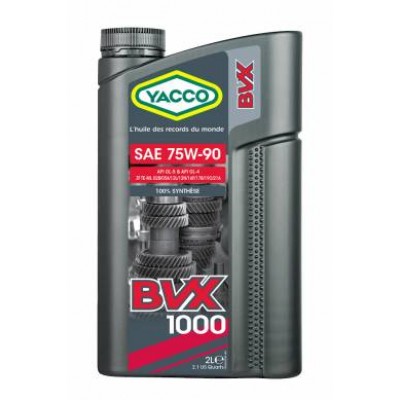 BVX 1000 - 75W90 - 100% SYNTHETIC "PAO"