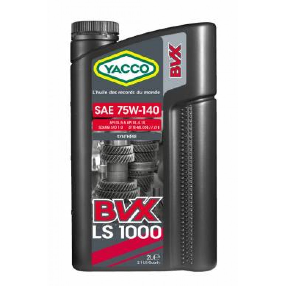 BVX LS 1000 - 75W140 - 100% SYNTHETIC "PAO - ESTERS"