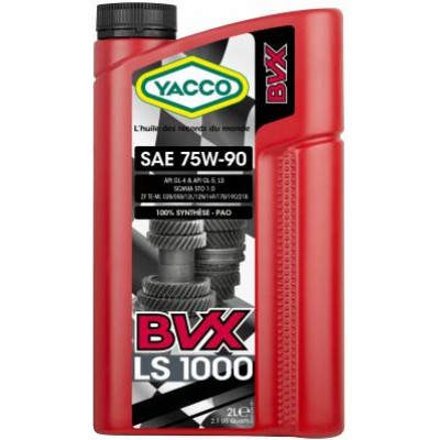 BVX LS 1000 - 75W90 - 100% SYNTHETIC "PAO - LONG-LIFE"