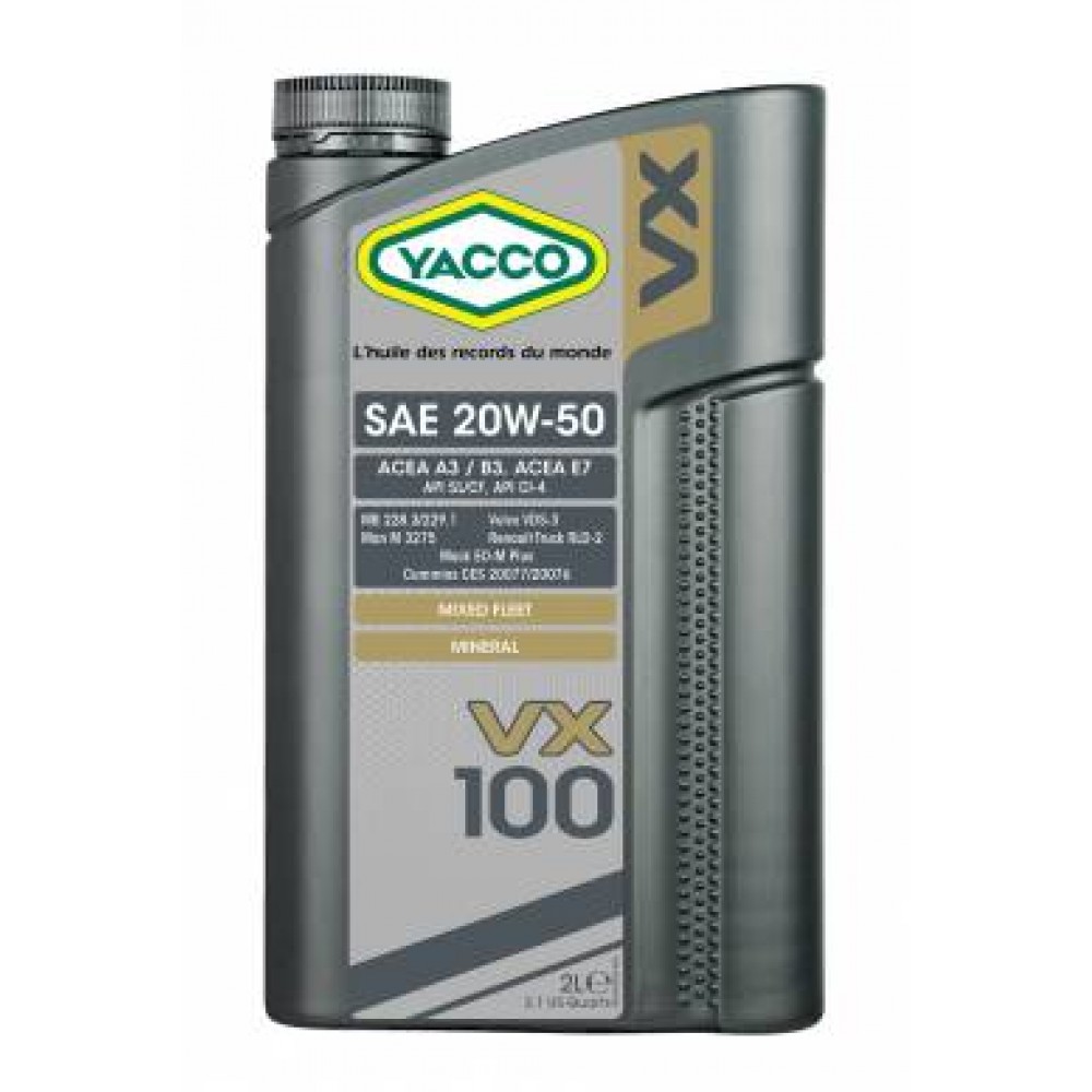 VX 100  - 20W50 - Mixed Fleet